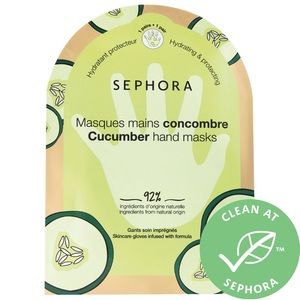 BNWT Sephora Collection 3x Hydrating Clean Hand Masks Set Cucumber